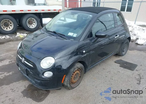 2012 Fiat 500C Pop z USA, uszkodzony, nr VIN 3C3CFFDR8CT384192